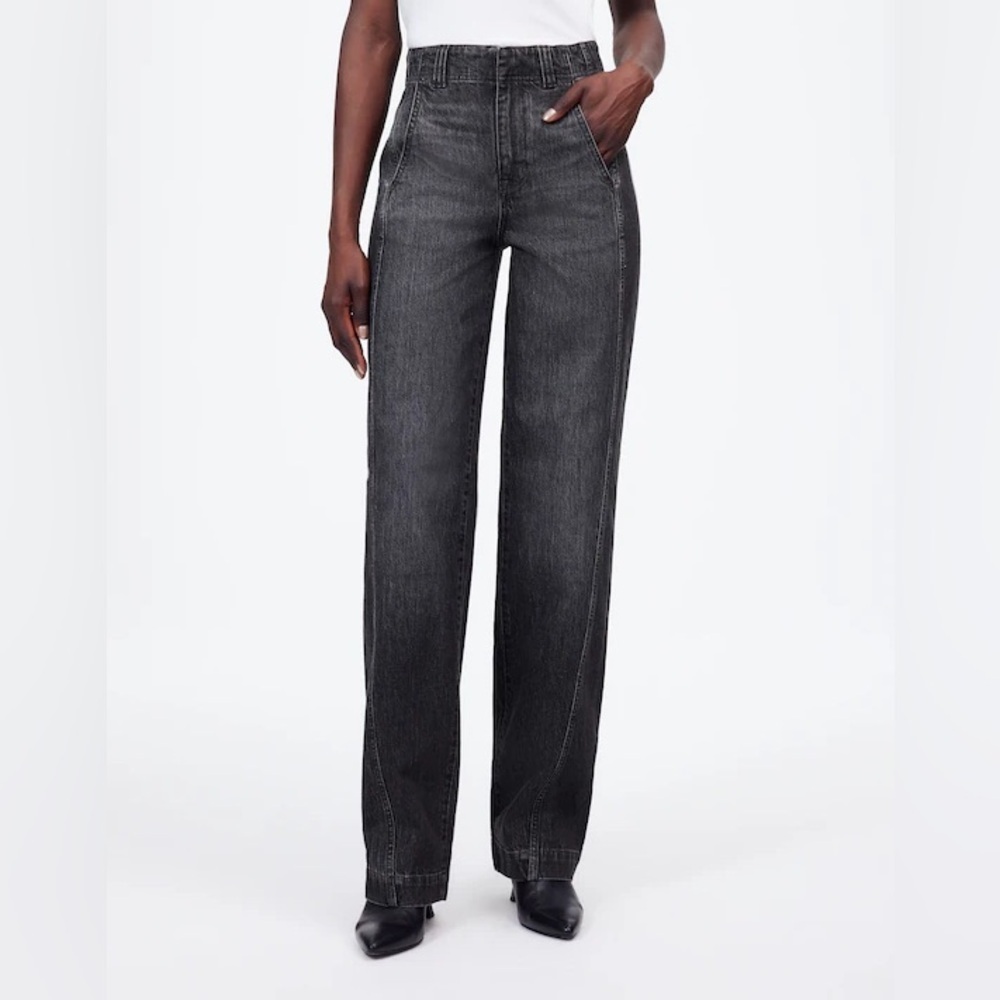 Madewell Tapered Denim Trousers (27)